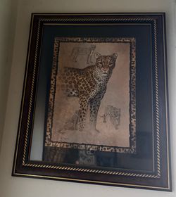 Home interior tiger picture