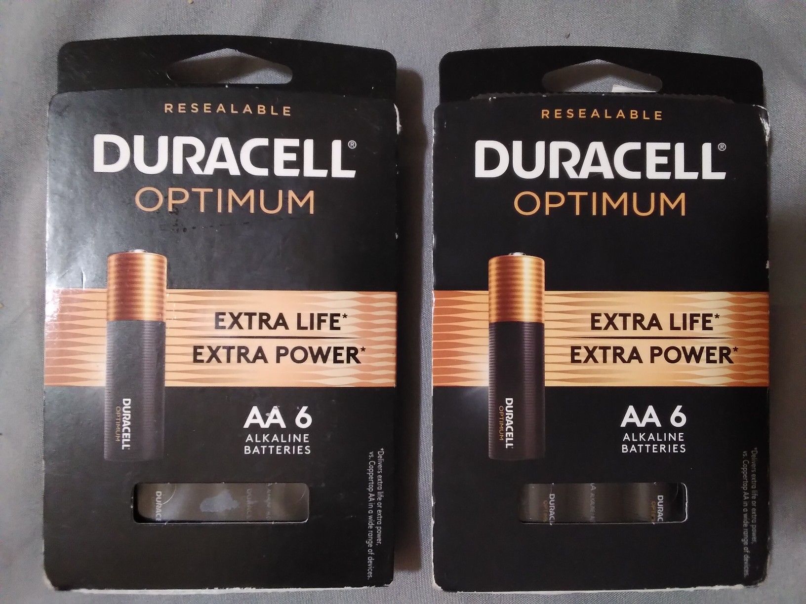 Duracell Optimum AA batteries