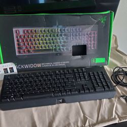 Black Razer  gaming Keyboard 