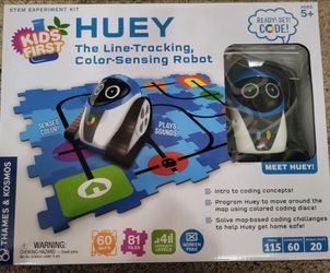 Thames and Kosmos: Huey The Line-Tracking, Color-Sensing Robot