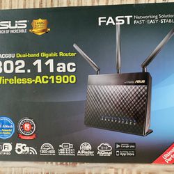 ASUS RT-AC68U Dual-band Gigabit Router - Wireless AC1900 *$*(NEW, NEVER USED)