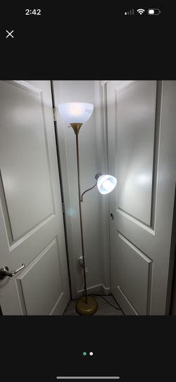 Pair Of Lamps With Color Changing Bulbs