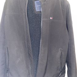 Tommy Hilfiger Winter Coat Fluffy black Large 
