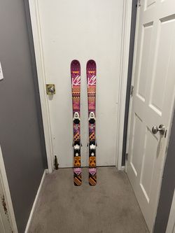 Skis with Bindings - Size 136cm