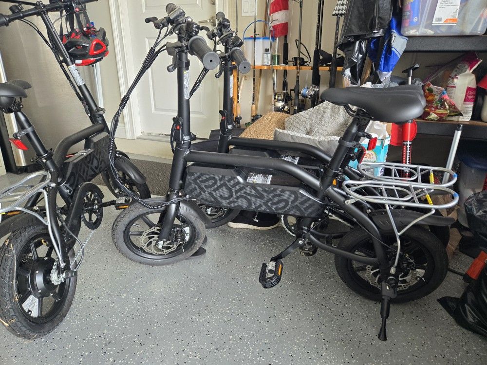 3 E BIKES FOR SALE W/ ONE FREE