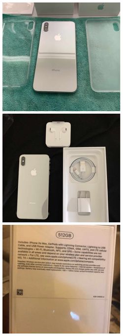 Factory UnlockediPhone XS Max 512GB Silver