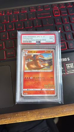 $60- 2020 Pokemon Japanese Promo Charizard Illustrator PSA 9