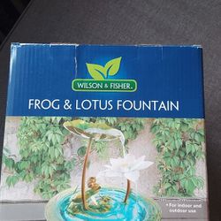 Frog & Lotus Fountain
