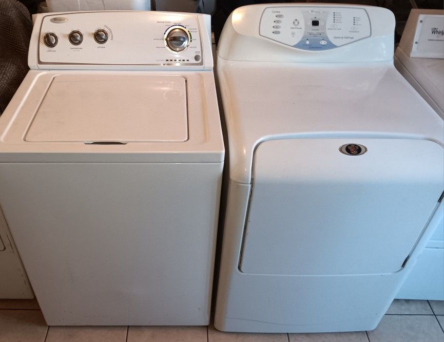 Whirlpool Washer and Maytag Gas Dryer