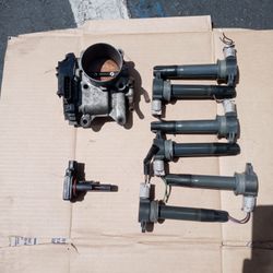 2005-10 mitsubishi Ignition coil and throttle body and mas flow meter
