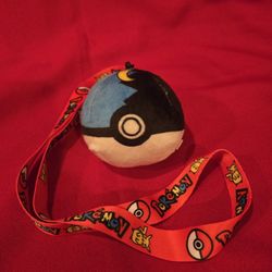 3" Pokémon Plush Ball With Lanyard 
