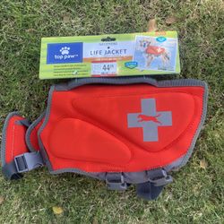 Medium Top Paw Dog Life Jacket/Vest