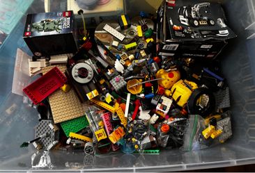 Lot of Mixed LEGO Pieces and Sets