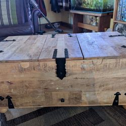 Vintage Wooden Wine Chest
