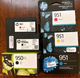 HP Ink Cartridges 950XL and 951 Color