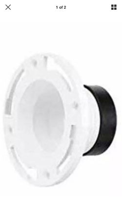 NEW OATEY 43651 USA MADE PVC CAST IRON REPLACEMENT CLOSET TOILET FLOOR FLANGE 4"
