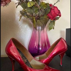 LIFE STRIDE RED PATENT LEATHER PUMPS $50