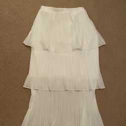 Tiered Tulle Skirt Elastic Waist New