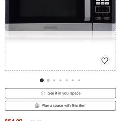Black Decker Microwave 