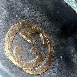Classic Gucci Genuine Leather Hobo Bag 