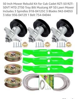 JXJKCZ 50” mower rebuild kit for lawnmower