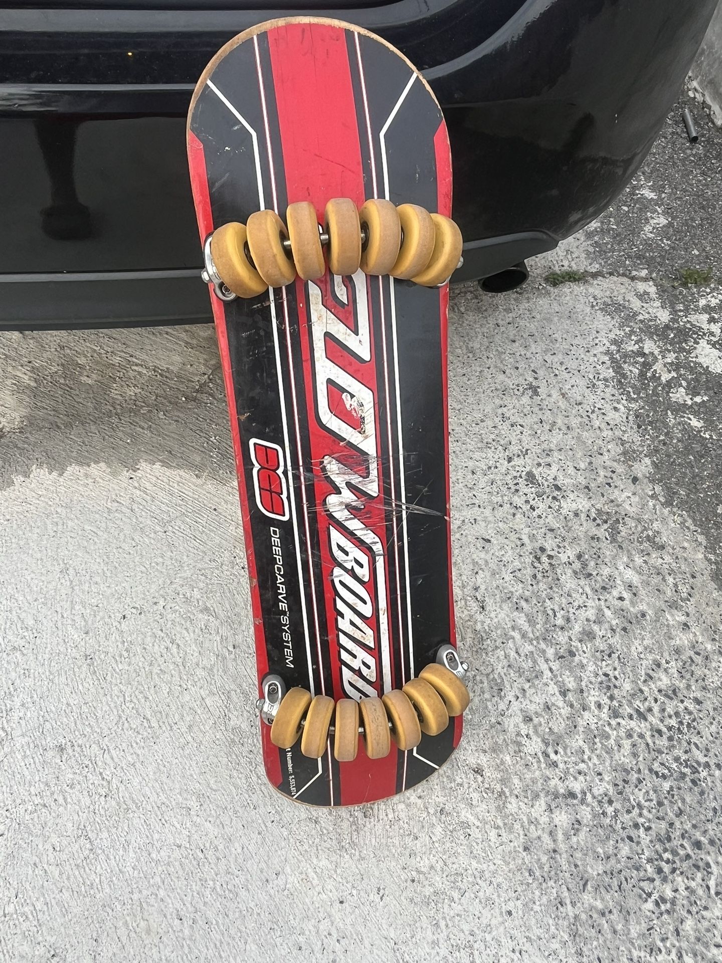 Flow Board 14 Wheel Skateboard Deep Carve System 36 Flowboard Deepcarve