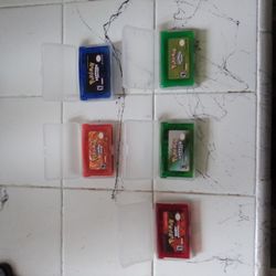 NINTENDO GAMEBOY ADVANCED POKEMON GAMES