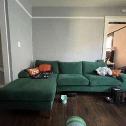 Green Couch Sectional