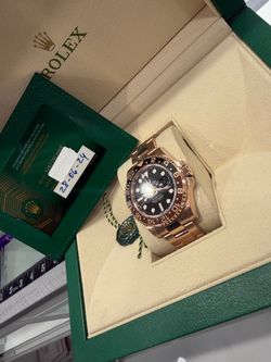 2024 Rolex gmt rootbeer 18k gold