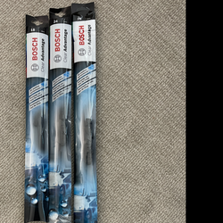 Bundle Bosch Clear Advantage Wiper Blades Bundle: 18" + 24" + 26" All-Weather Be