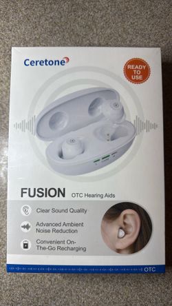 👂 Brand New Ceretone Fusion OTC Hearing Aids – Never Used! 👂