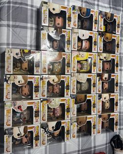 The walking dead Funko pops