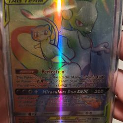 Mewtwo&Mew GX TagTeam Secret Rare