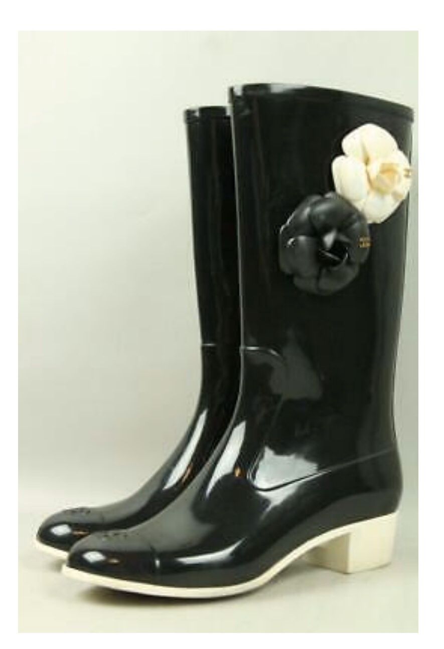Chanel Rain Boots