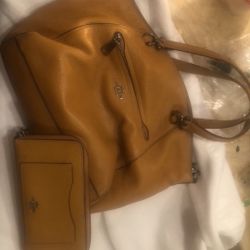 Authentic Coach Handbag & Wallet