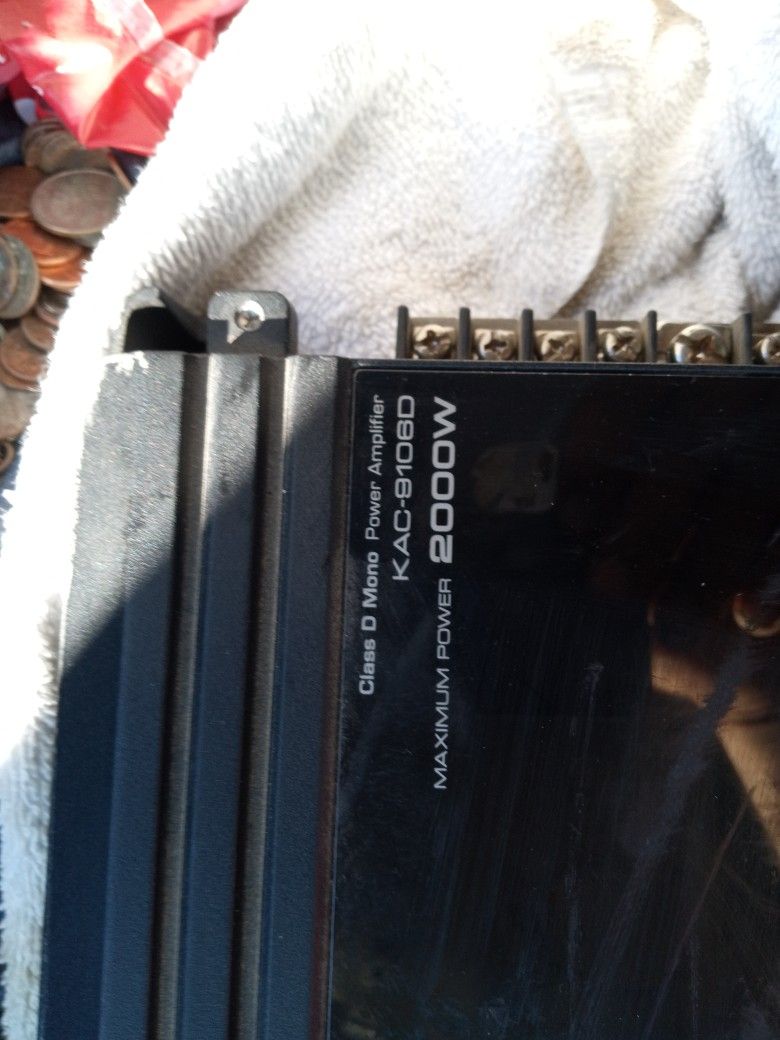 Kenwood Car Amp 2000 Watts