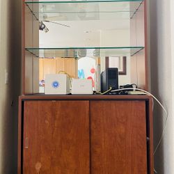 Cabinet with mirrors 38L x 16 W x 84 H