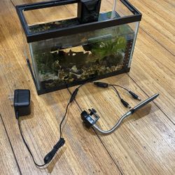 2.5 Gal Fish Tank Incl Filter And Light
