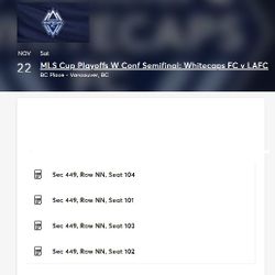 MLS Play Off Semi Final Vancover Vs LA FC Son Heung Min Game