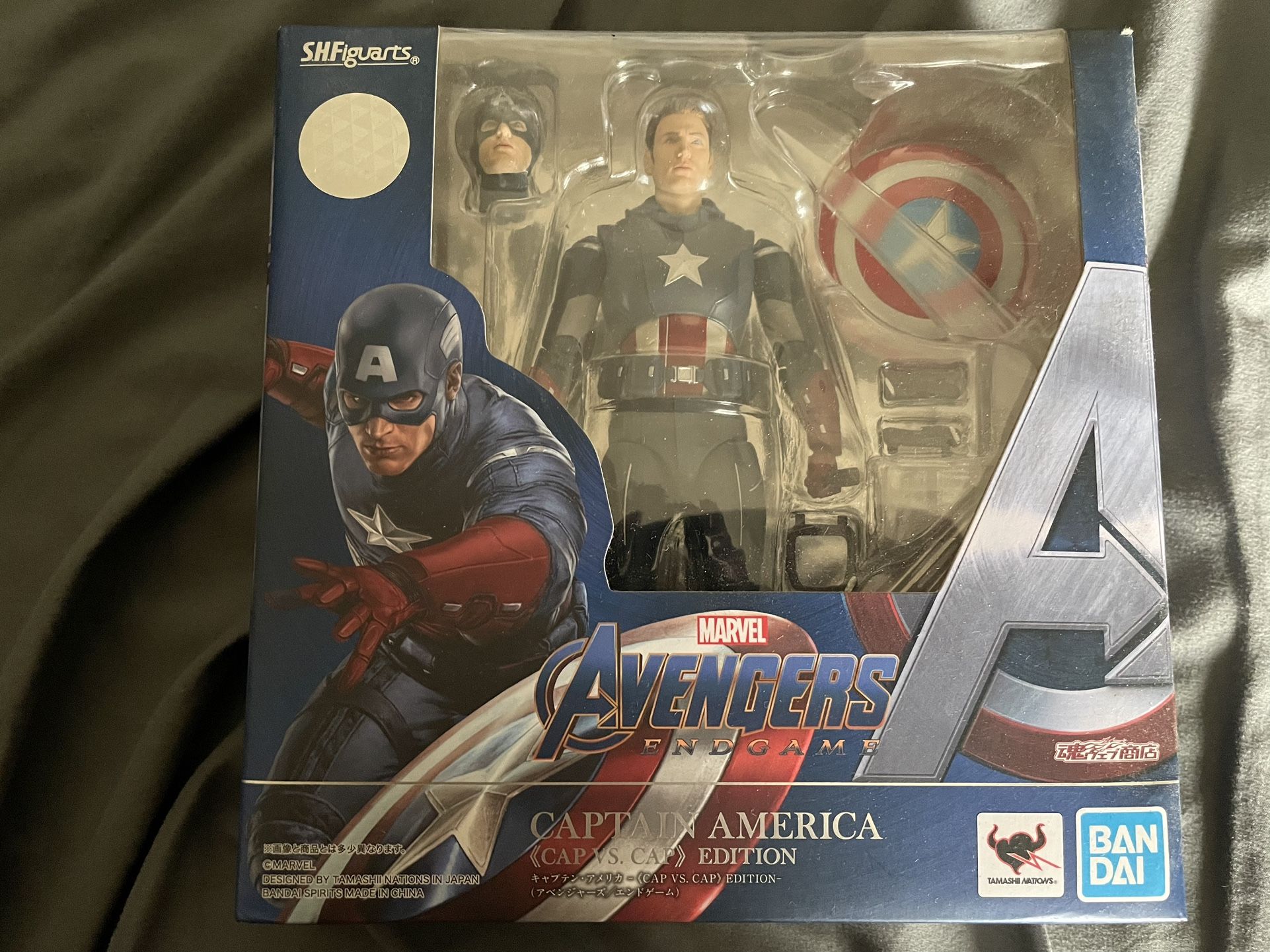 SH Figuarts Captain America Cap vs Cap