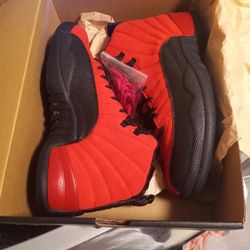 Red And Black Jordan's 