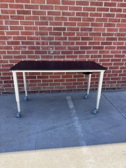 Unbranded Adjustable Science Table with Wheels-30" W x 62" L