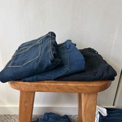 All 3 Size 28, Paige And 7 For All Mankind Jeans