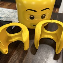 Lego Man Head And Hand Costume