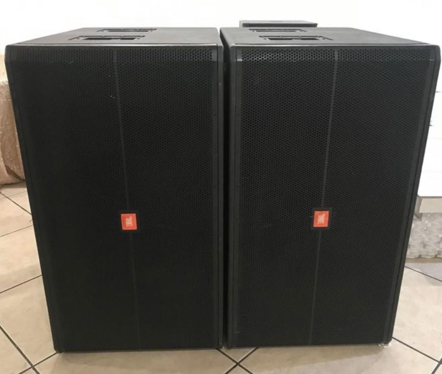 JBL dual 18 SRX 728 Subwoofers SRX 725 Dual 15 Speakers PA DJ professional