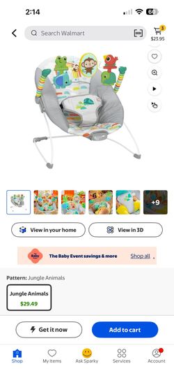 Brand New Playful Paradise Vibrating Bouncer