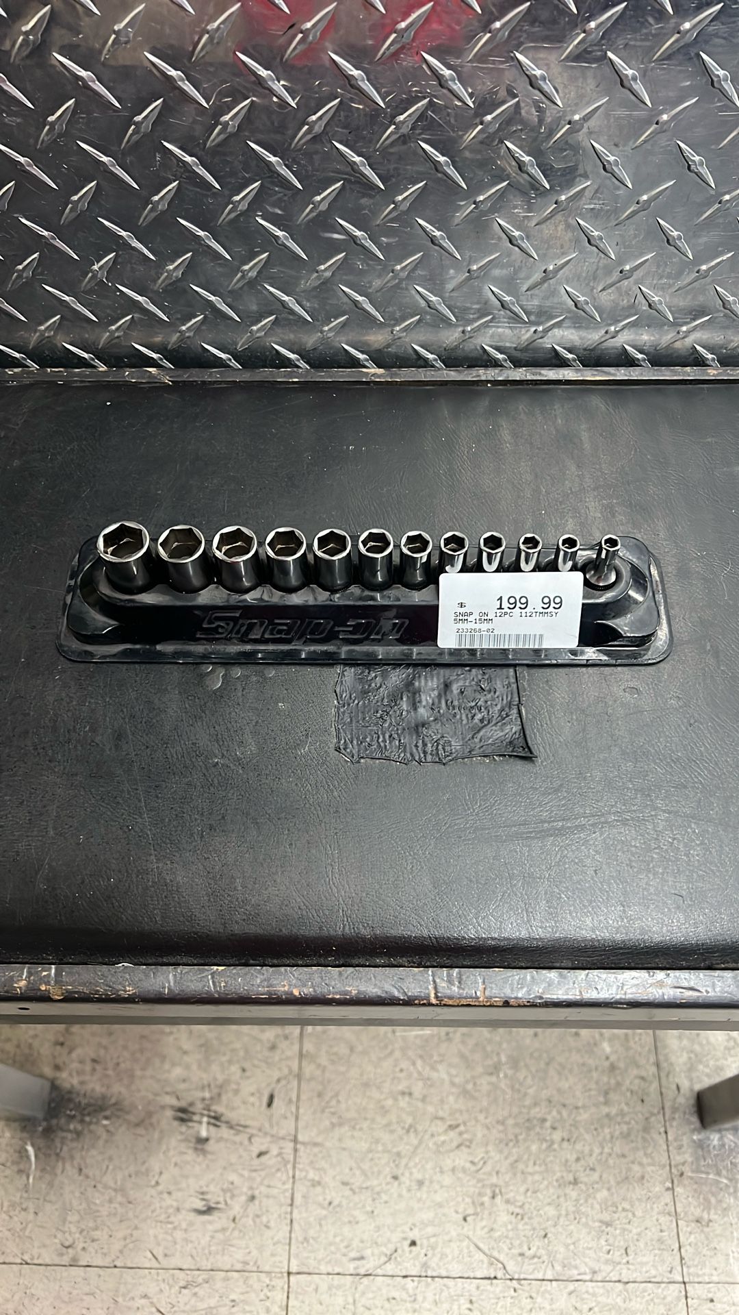 Snap-On Snap On 12pc 1/4” Drive 6-Point Metric MM Semi Deep Socket Set 5-15mm 112TMMSY