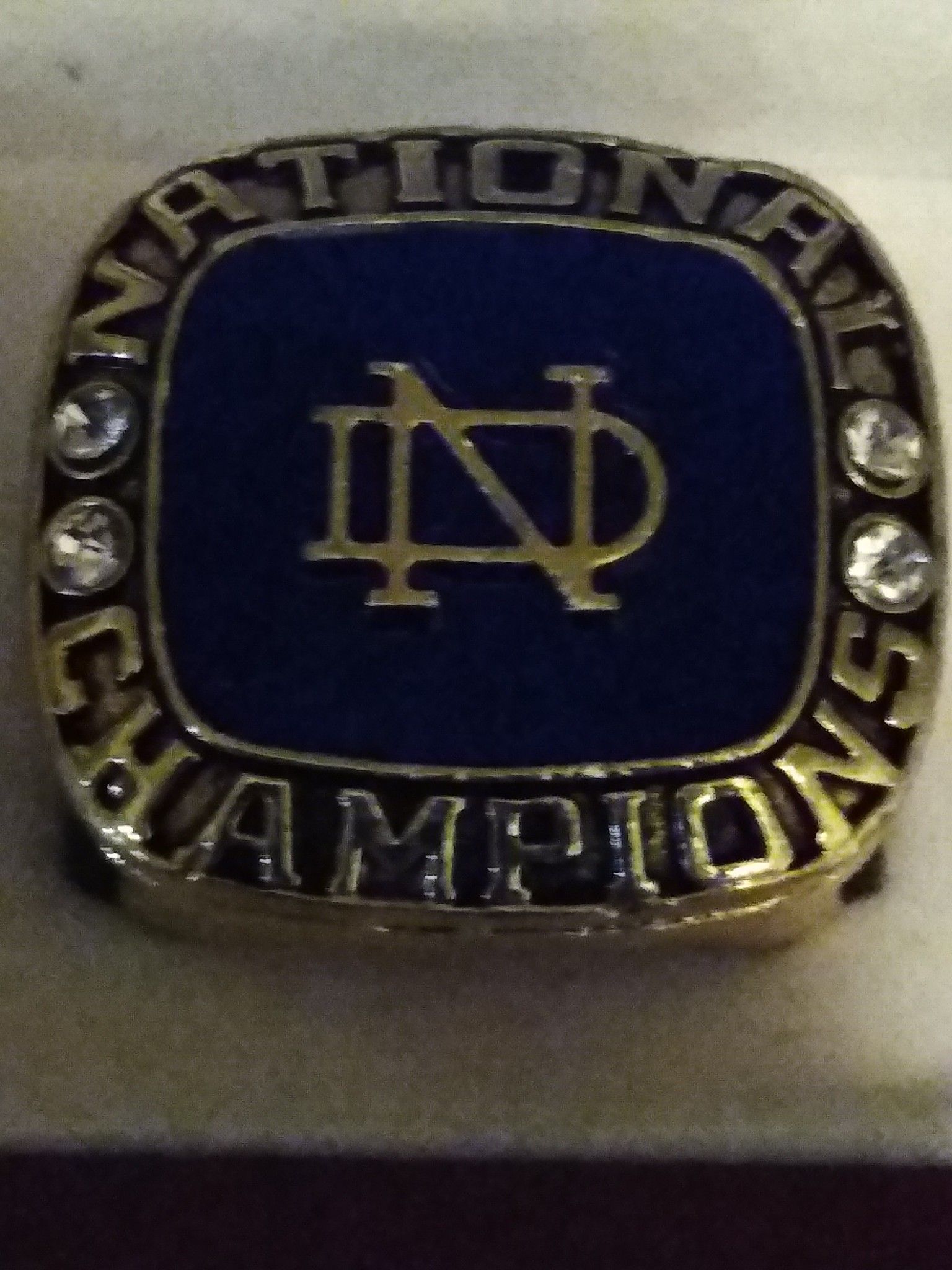 Notre Dame Championship Ring