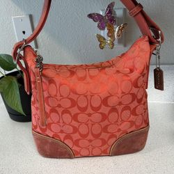 Red Coach Bag