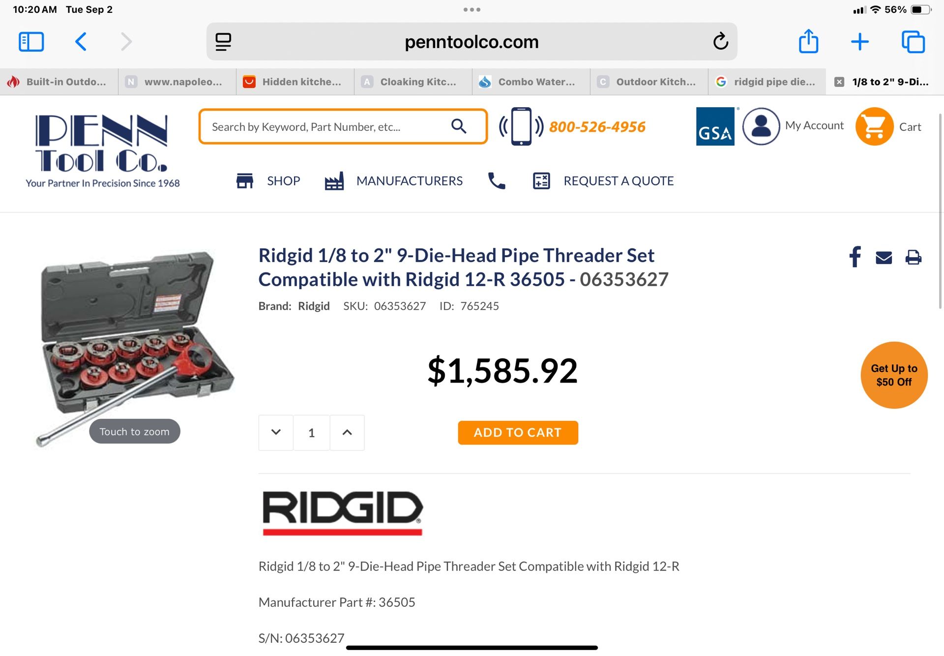 Pipe Threader Set